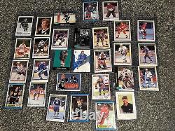 1300+ Hockey Cards, 4 Jumbos, and Tiger Woods with Protection Cases