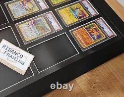 20 Card PSA Frames, Premium Quality, Solid Real Wood, CGC MTG Pokemon Wall Case