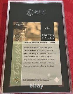 2001 UD Tiger Woods #TT30 Tiger & Duval Win World Cup SGC 9.5 Graded Card