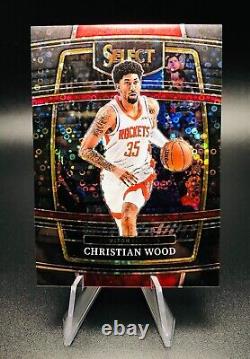 2021 Panini Select Christian Wood Black Disco 1/1 Card #61 Houston Rockets