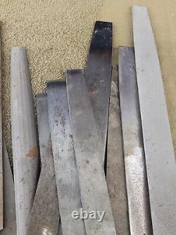 45 Half Round Flat Standard Smooth Wood Handle Metal File Set