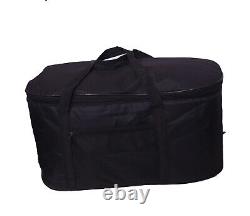 Basic Tabla Set, Brass Bayan 2.5kg, Dayan with Book-Hammer Carry Bag