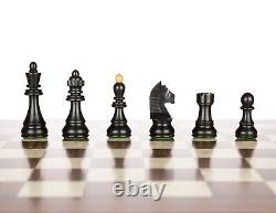 High quality standard tournament size wooden chess set TORONTO ELEGANT