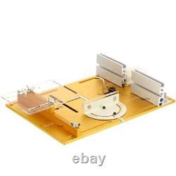 Mini Table Insert Plate Aluminium Lifting Spindle Circular Saw Router Flip Board