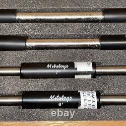 Mitutoyo 167 Series Micrometer Standard Set, 6-11 Size, 6 Pc. Set, Wood Case