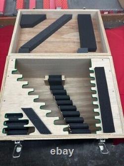 Mitutoyo Wood Case Only 475586 for Outside Micrometer Set 0-12 IN STOCK