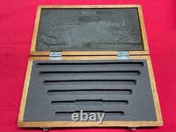 Mitutoyo Wood Case Only for 103-906A Outside Micrometer Set 6-12 IN STOCK