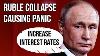 Russian Ruble Collapse Panic Continues As Russia Doubles Interest Rates To 15