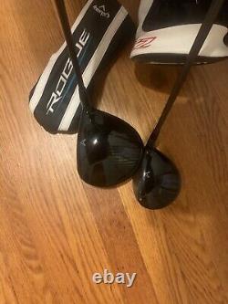 Set Left Handed Callaway Driver 9.0 and 3 Wood Graphite Stiff Shaft