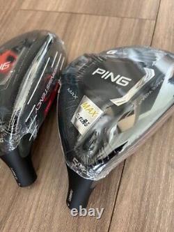 Set of 2, Ping G425 MAX Fairway Wood 3W (14.5) & 5W (17.5) RH Head Only, New