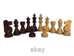 Standard Staunton Chess Set Anjun Wood 3X Weight 4Q 3 3/4 K