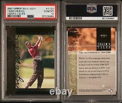 Tiger Woods 2001 Upper Deck Golf Card Tiger's Tales TT20 psa 10