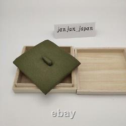 Wooden Tsuba Box 10 Pieces Set Made in Japan for Antique Collector