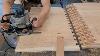 Woodworking Cherry Wood Dovetail Using A Router Twin Furniture