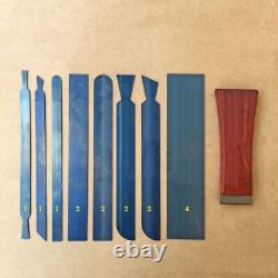 Woodworking Scraper Set Curved Cabinet Rectangle Bevel Deburring Carpentry Tools