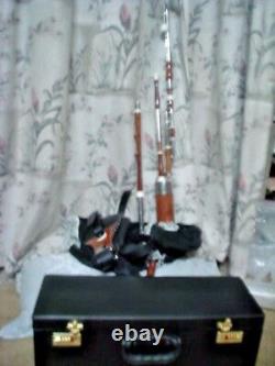 X MAS LIMITED TIME OFFER UILLEANN Pipe Half Set ROSE WOOD WITH hARD CARRY CASE
