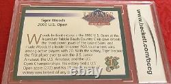 2001 Légendes Magazine #NNO Tiger Woods 2000 U. S. Open Carte BCCG GRADE 10