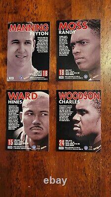 Ensemble complet de 250 cartes Skybox Premium 1998 - Peyton Manning, Randy Moss, C. Woodson