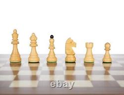 Ensemble d'échecs en bois de taille de tournoi de haute qualité TORONTO ÉLÉGANT