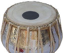 Ensemble de tablas, qualité concert, Bayan en cuivre chromé de 2,5 kg