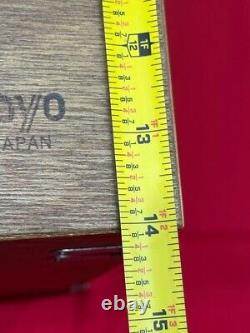 Étui en bois Mitutoyo uniquement 475586 pour ensemble de micromètres extérieurs 0-12 EN STOCK