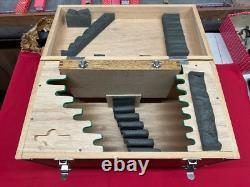 Étui en bois Mitutoyo uniquement pour le jeu de micromètres extérieurs 103-906A 6-12 EN STOCK