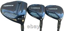 Nouveau jeu de bois de golf Taylor Fit Turner S-1 graphite Regular Flex 10.5 driver 3,5