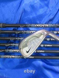 Version Japonaise NIKE NDS 7pc Fujikura S-flex Set de fers Tiger Woods Golf nwo